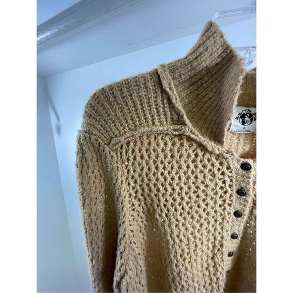 We The Free Care NWT Snowdrift Pullover Camel Heather Size XL - Picture 5 of 8